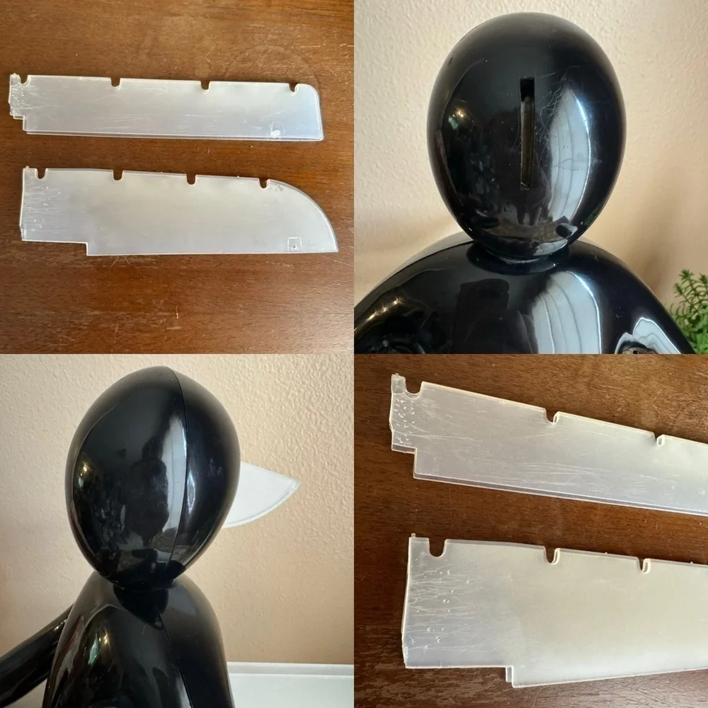 Raffaele Lannello The Ex’ black plastic knife block with sleeves